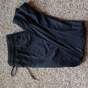 ZYIA black zipper joggers